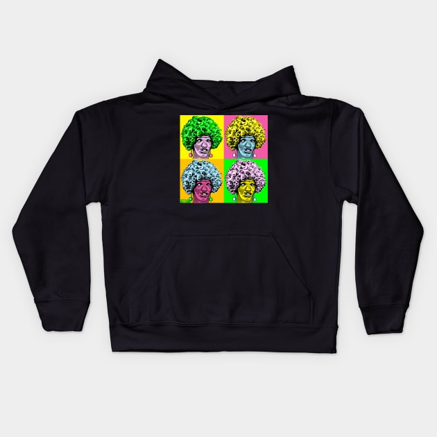 Wanda Warhol Kids Hoodie by wolfkrusemark